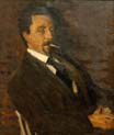 man with a russian cigarette
